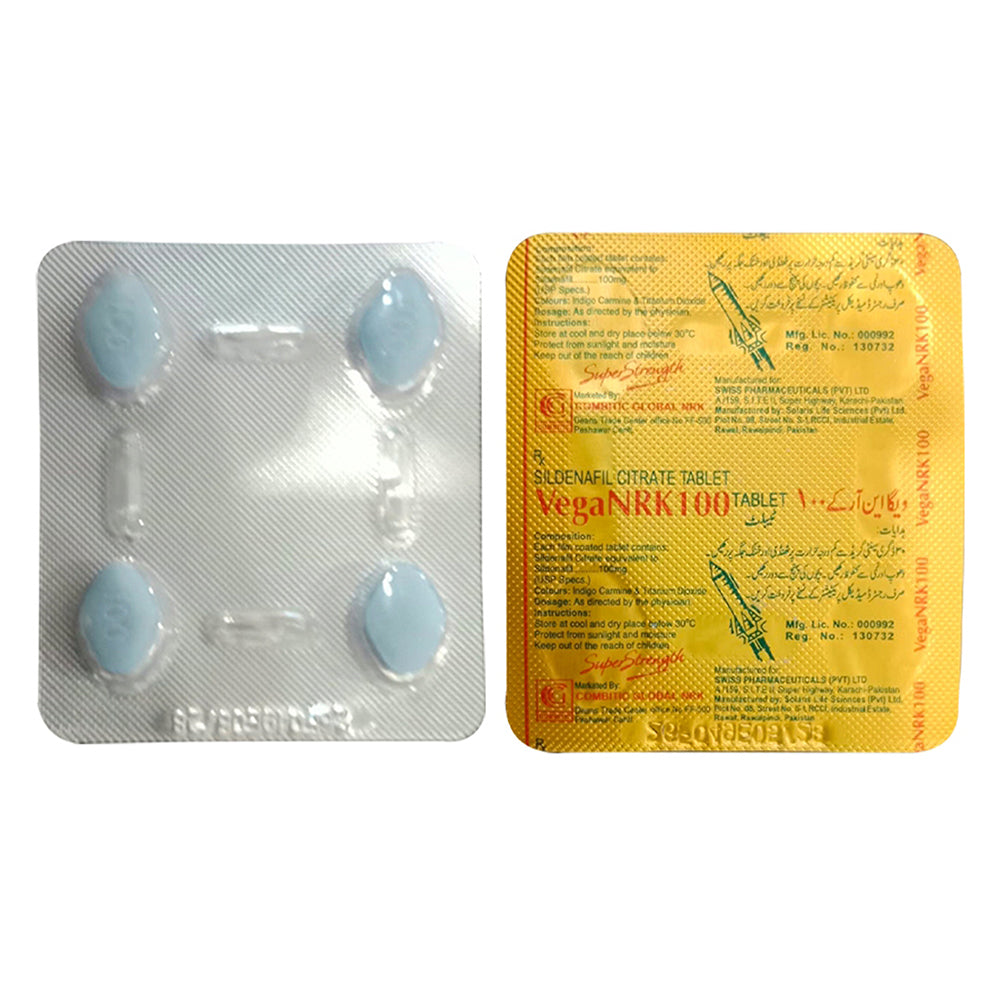 Vega 100Mg 4 Tablet
