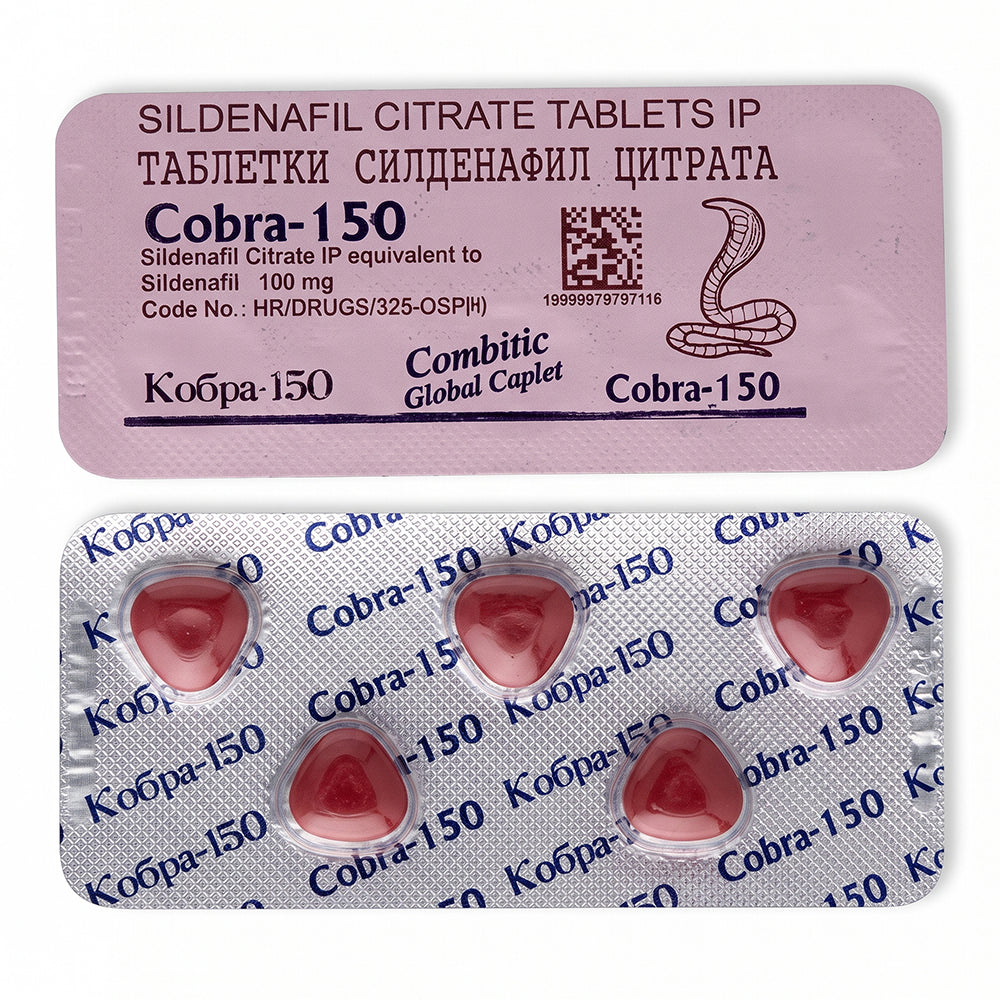Black Cobra 5 Tablets – 150mg